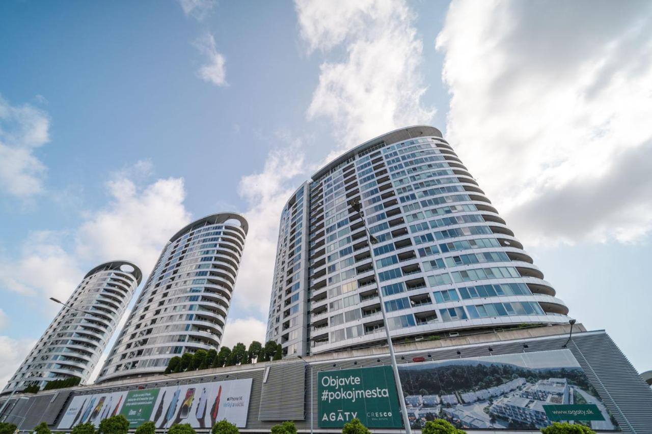 Comfy Condo On The 20Th Floor & Free Parking Bratislava Exteriér fotografie